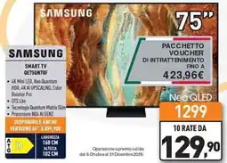 Unieuro SAMSUNG SMART TV QE75QN7OF offerta