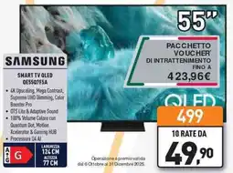 Unieuro SAMSUNG SMART TV QLED QE55Q7F5A offerta