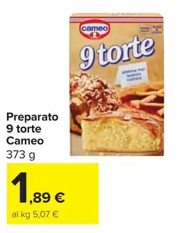 Carrefour Preparato 9 torte Cameo offerta