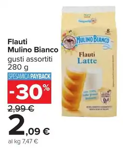 Carrefour Flauti Mulino Bianco offerta