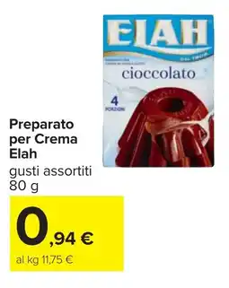 Carrefour Preparato per Crema Elah offerta