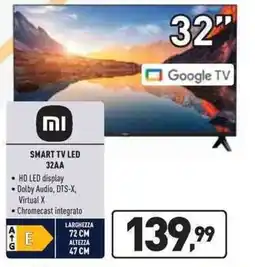 Unieuro Xiaomi SMART TV LED 32AA offerta