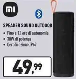 Unieuro Xiaomi speaker sound outdoor offerta