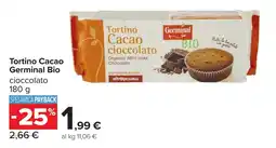 Carrefour Tortino Cacao Germinal Bio offerta