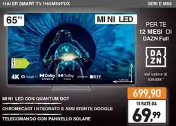 Unieuro HAIER SMART TV H65M80FUX offerta