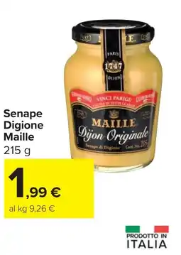 Carrefour Senape Digione Maille offerta