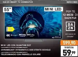 Unieuro HAIER SMART TV H55M80FUX offerta