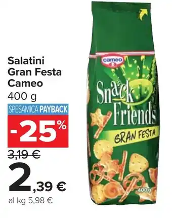 Carrefour Salatini Gran Festa Cameo offerta