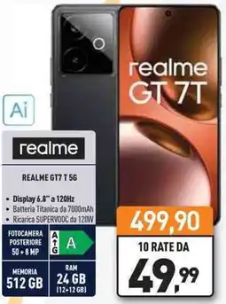 Unieuro REALME GT7 T 5G offerta