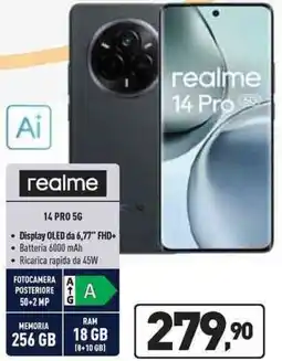 Unieuro realme 14 PRO 5G offerta