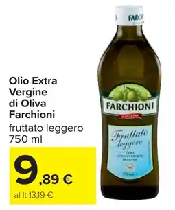 Carrefour Olio Extra Vergine di Oliva Farchioni offerta