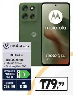 Unieuro motorola MOTO G56 5G offerta