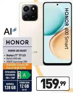 Unieuro HONOR 400 SMART offerta
