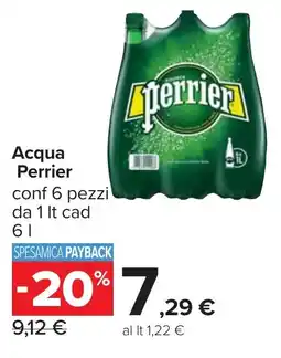Carrefour Acqua Perrier offerta