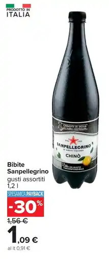 Carrefour Bibite Sanpellegrino offerta