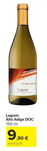 Carrefour Lagrein Alto Adige DOC offerta