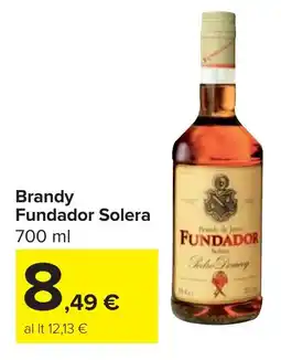 Carrefour Brandy Fundador Solera offerta