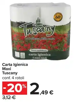 Carrefour Carta Igienica Maxi offerta