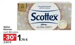 Carrefour Veline Kleenex offerta