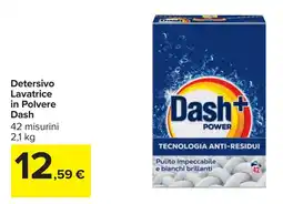 Carrefour Detersivo Lavatrice in Polvere Dash offerta