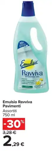 Carrefour Emulsio Ravviva Pavimenti offerta