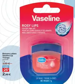 Carrefour Balsamo Labbra Vaseline Lip Therapy offerta