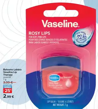 Balsamo Labbra Vaseline Lip Therapy