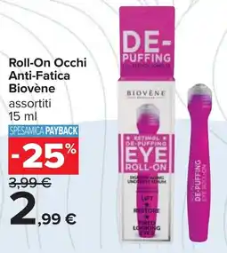 Carrefour Roll-On Occhi Anti-Fatica Biovène offerta