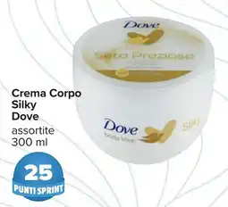 Carrefour Crema Corpo Silky Dove offerta