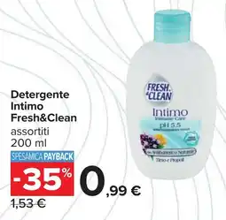 Carrefour Detergente Intimo Fresh&Clean offerta