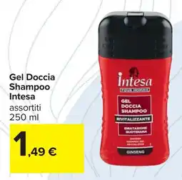 Carrefour Gel Doccia Shampoo Intesa offerta