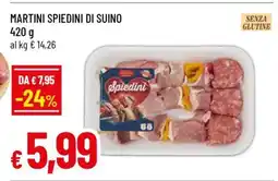 Famila MARTINI SPIEDINI DI SUINO offerta