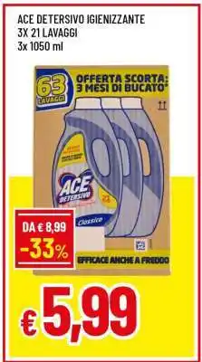 Famila ACE Detersivo igienizzante offerta