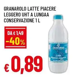 Famila GRANAROLO LATTE PIACERE LEGGERO UHT A LUNGAA CONSERVAZIONE 1 L offerta