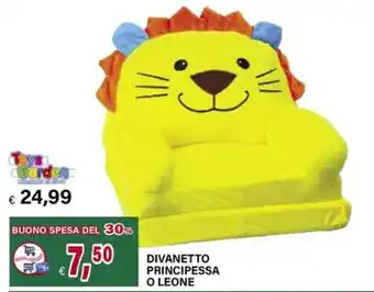 Il Gigante Divanetto principessa o leone offerta
