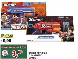 Il Gigante Zuru xshot reflex 6 o insanity manic offerta