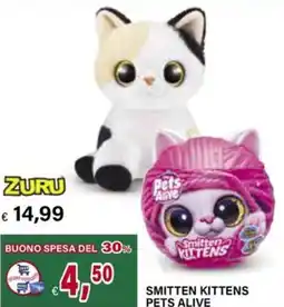 Il Gigante Zuru smitten kittens pets alive offerta