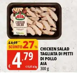 Tigros Chicken salad tagliata di petti di pollo AIA offerta