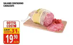 Tigros Salame contadino cavazzuti offerta