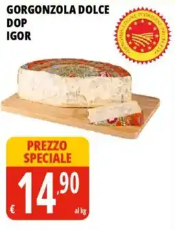 Tigros Gorgonzola dolce dop IGOR offerta