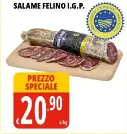 Tigros Salame felino I.G.P. offerta