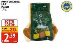 Tigros Patate della sila I.G.P. PIZZOLI offerta