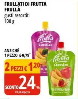 Tigros Frullati di frutta FRULLÀ offerta