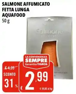 Tigros Salmone affumicato fetta lunga AQUAFOOD offerta
