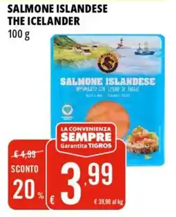 Tigros Salmone islandese the ICELANDER offerta