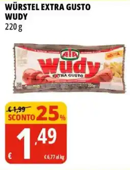 Tigros Würstel extra gusto wudy AIA offerta