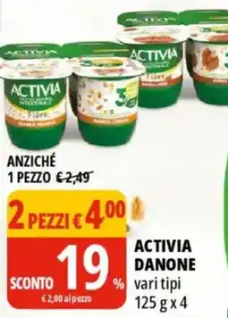 Tigros Activia DANONE offerta