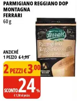 Tigros Parmigiano reggiano dop montagna FERRARI offerta