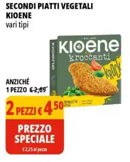 Tigros Secondi piatti vegetali KIOENE offerta