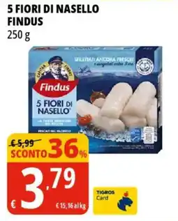Tigros 5 fiori di nasello FINDUS offerta